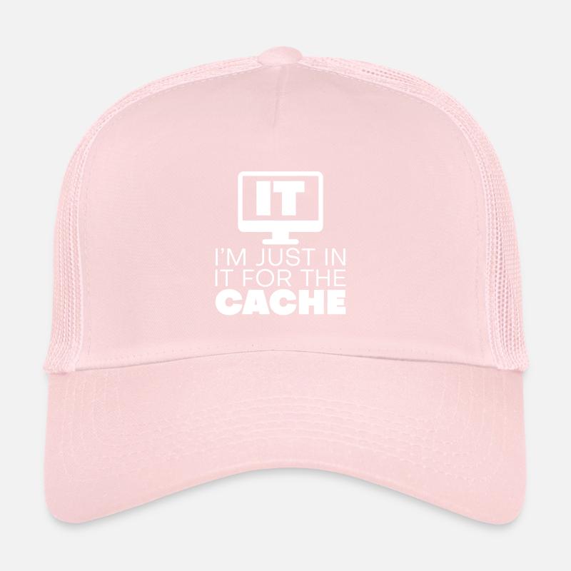I'm Just In It For The Cache Trucker Cap