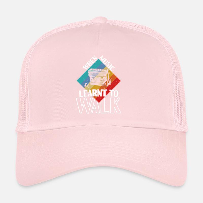 Music Learnt To Walk Walkman Trucker Cap