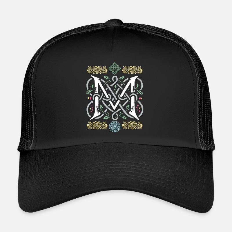 M - Trucker Cap - Schwarz/Schwarz