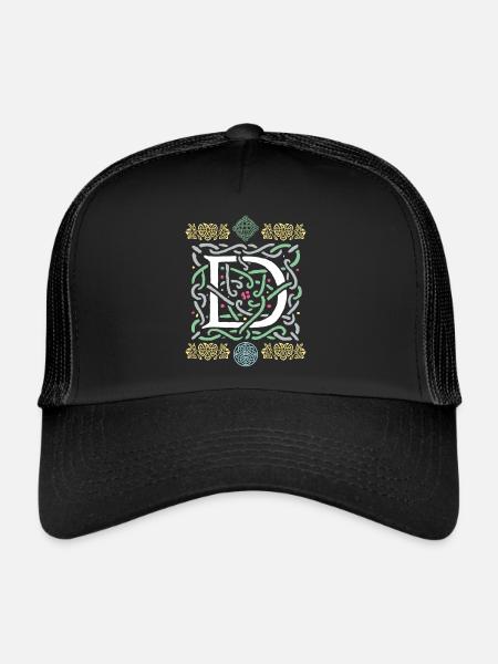 D - Trucker Cap - black/black - Front