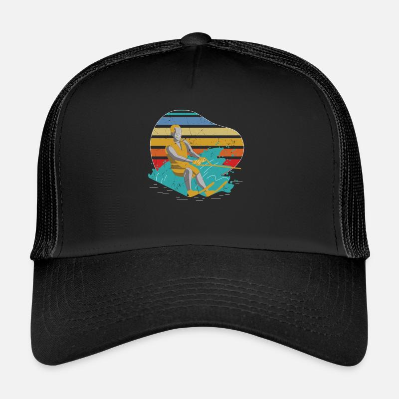 Water Skiing Summer Fun Trucker Cap
