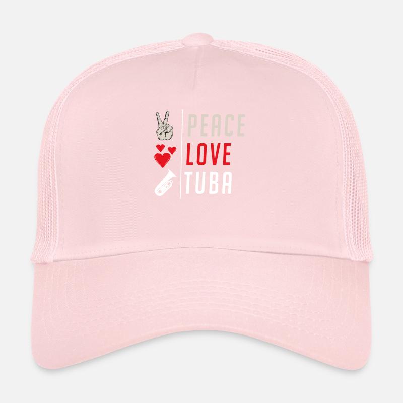 Les gens aiment tuba Player Marching Band Casquette trucker 