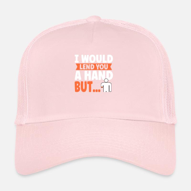 Amputation de l’amputation du bras de la main requise Casquette trucker 