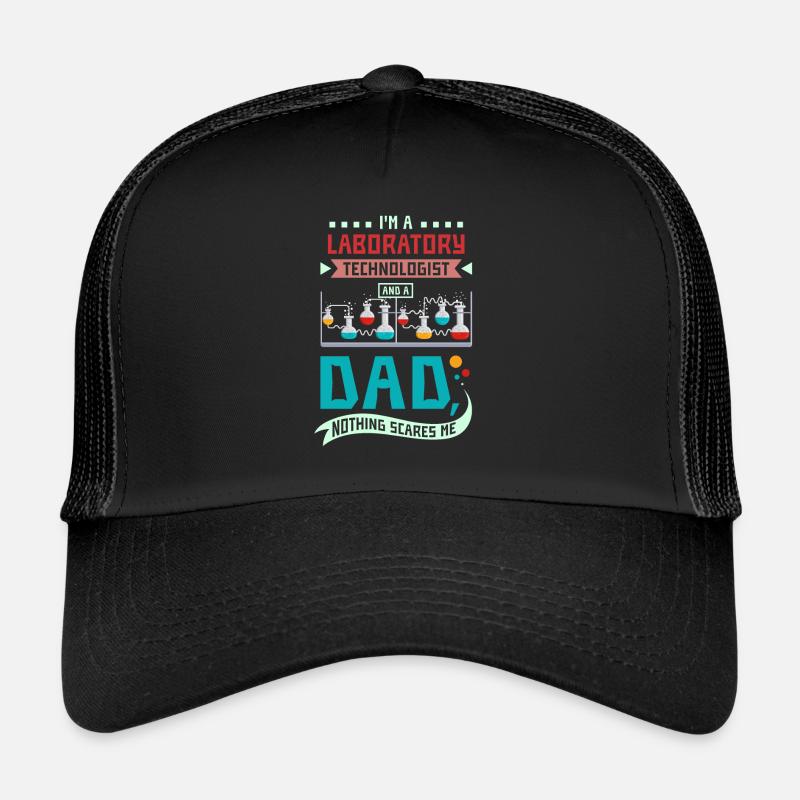 Technologue de laboratoire et papa Casquette trucker 