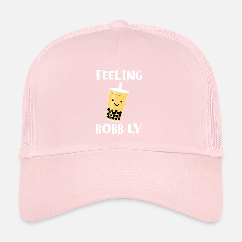 Feeling Bobb-Ly Shirt Gift Boba Bubble Tea Trucker Cap