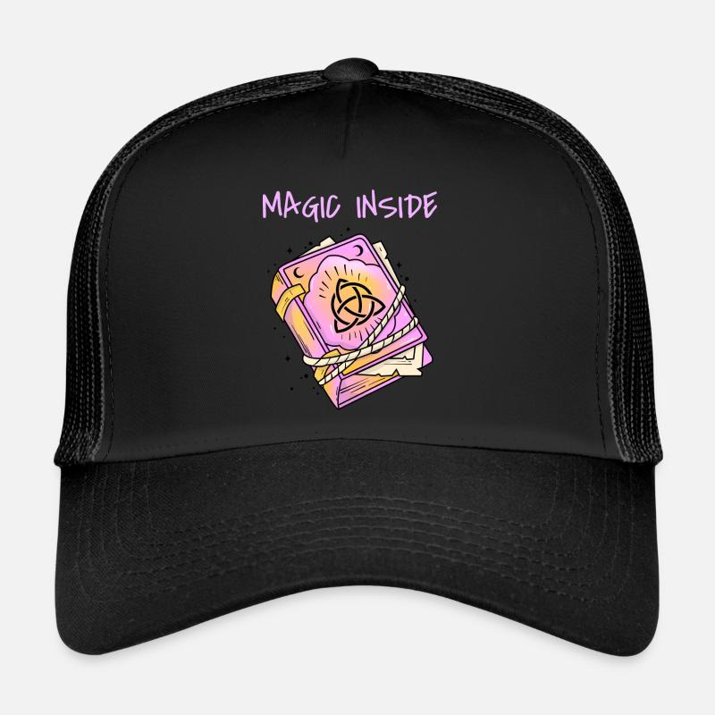 Magic Inside - Grimoire Rose Casquette trucker 
