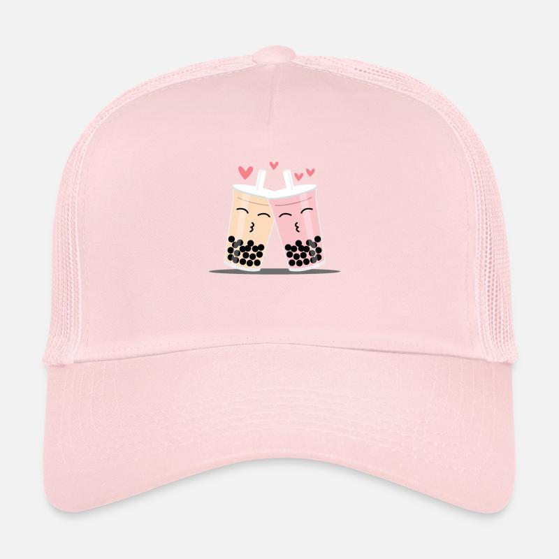 Love Boba Tea Bubble Tee Partnerlook Trucker Cap