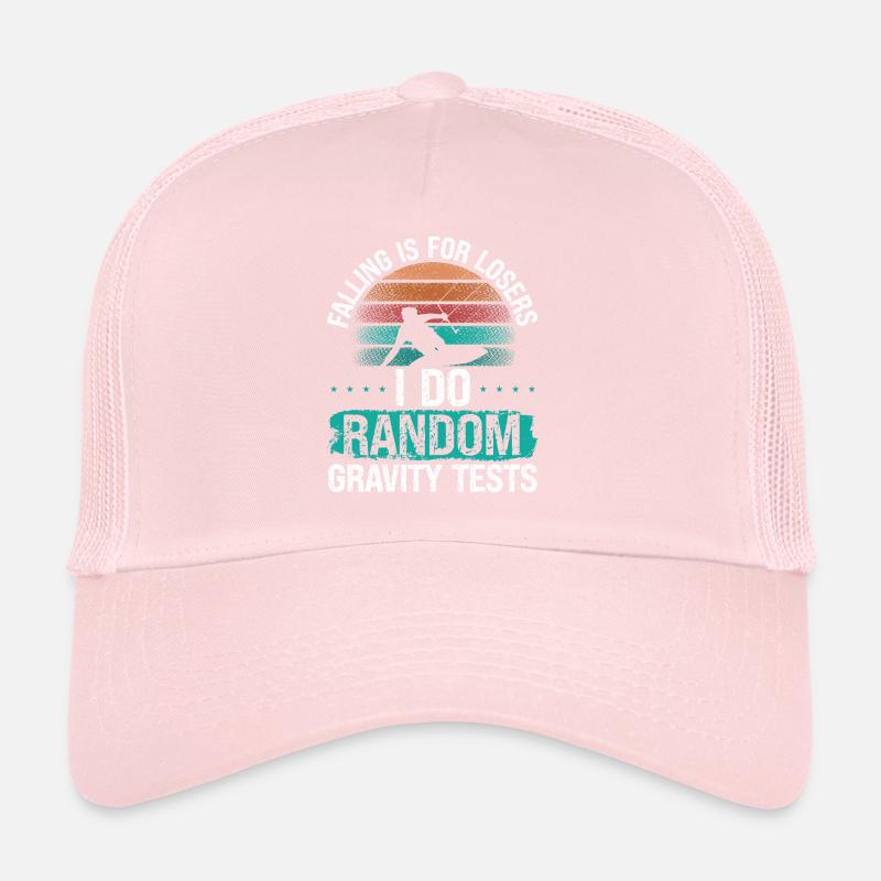 Kiteboarder Random Gravity Test Chute Kite Casquette trucker 