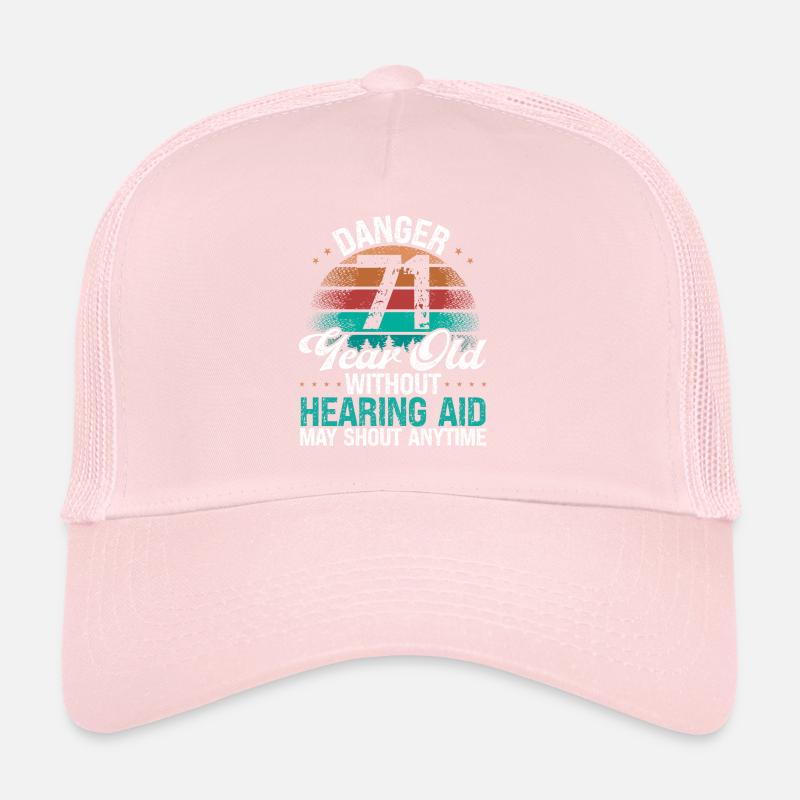 71 Birthday Idea Humor May Shout Funny 71 Year Old Trucker Cap