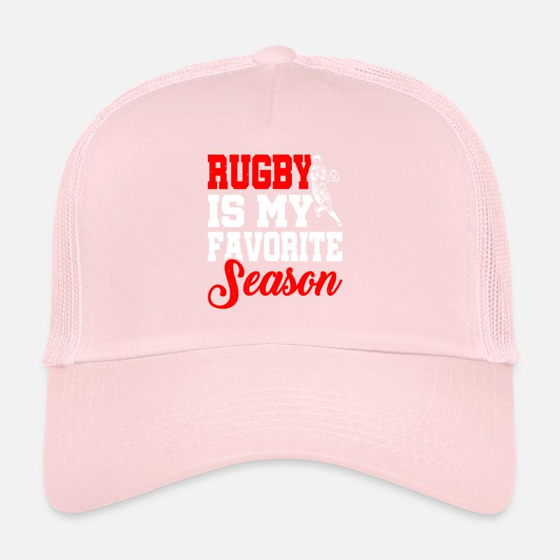 Le rugby est ma saison préférée Casquette trucker 
