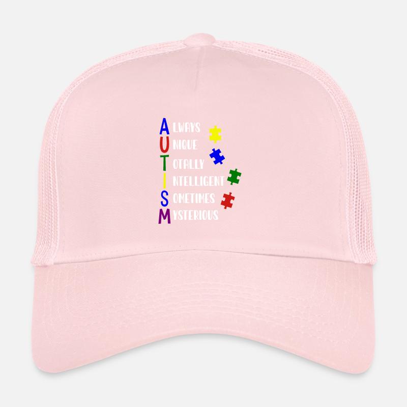 Autistic Shirt Autism Gift Trucker Cap