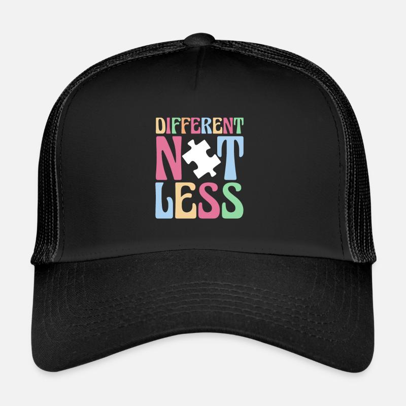 Different Not Less Autism Shirt Trucker Cap