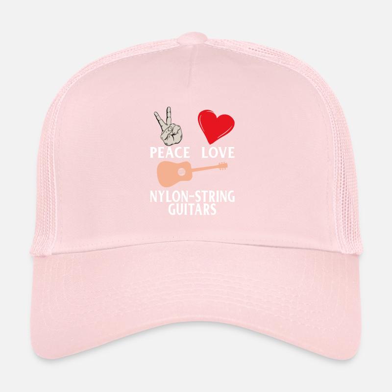 Nylon-String Guitars Instrument Music Trucker Cap