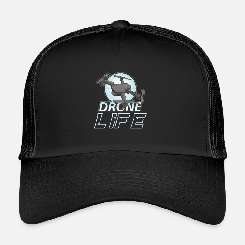 Drohne Pilot Opa Geschenkidee Alter Mann Mit Trucker Cap