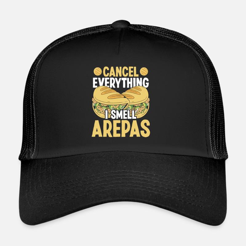 Nourriture traditionnelle vénézuélienne Je sens Arepas Maker Casquette trucker 