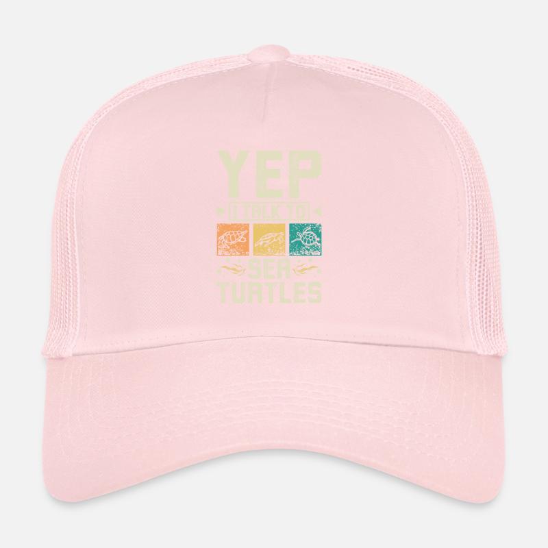 Yep I talk to sea turtles Trucker Cap