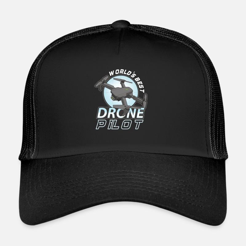 Drohne Pilot Opa Geschenkidee Alter Mann Mit Trucker Cap