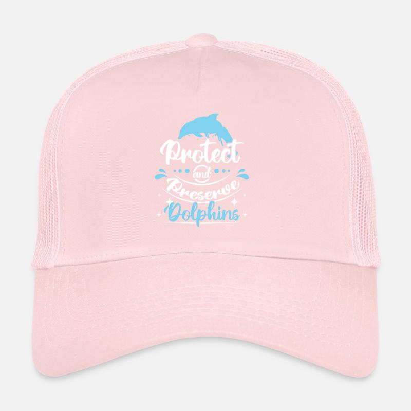 Protéger et préserver les dauphins Casquette trucker 