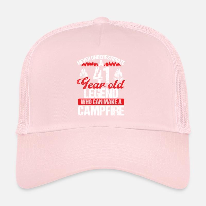 41 ans Camper Scouting Scout 41 Anniversaire Casquette trucker 