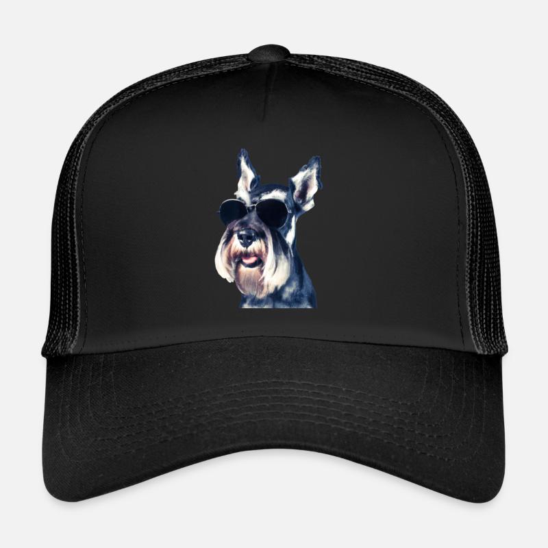 Miniature Schnauzer Casquette trucker 
