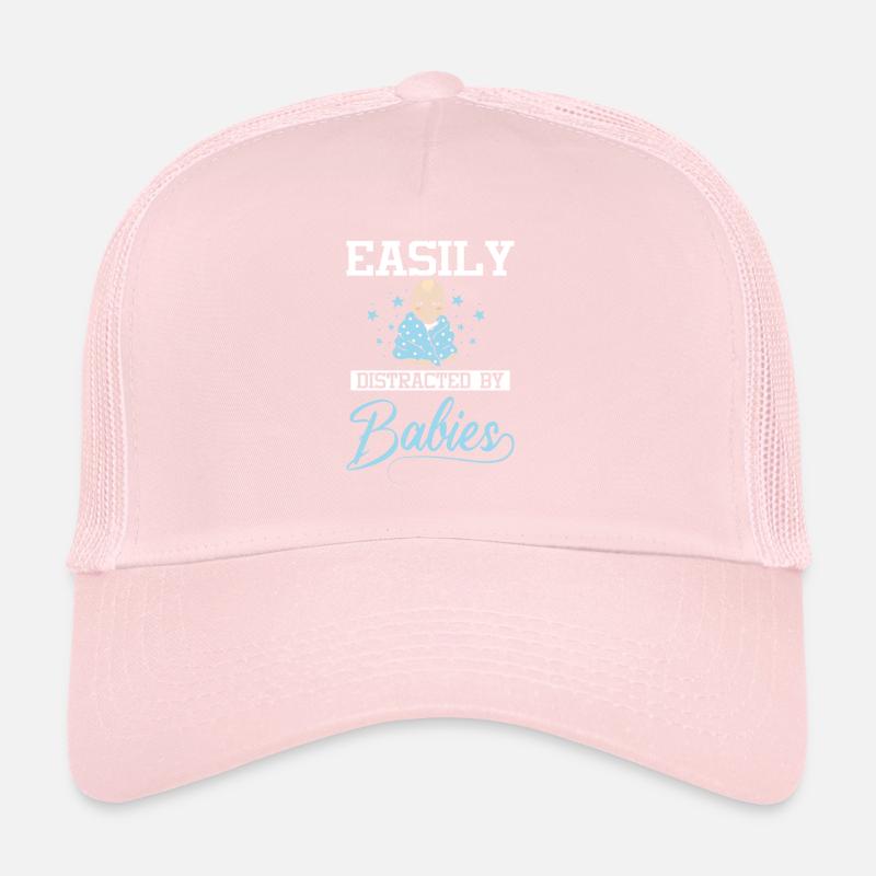 Facilement distrait par les bébés Casquette trucker 