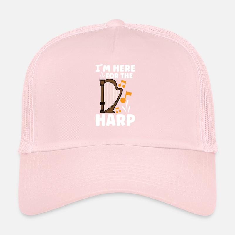 Harpe Instrument de musique Professeur de harpe Casquette trucker 