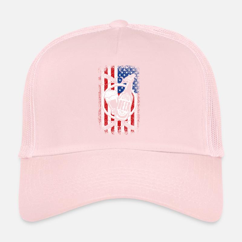 Usa Drapeau américain Brewmaster 4 juillet Casquette trucker 