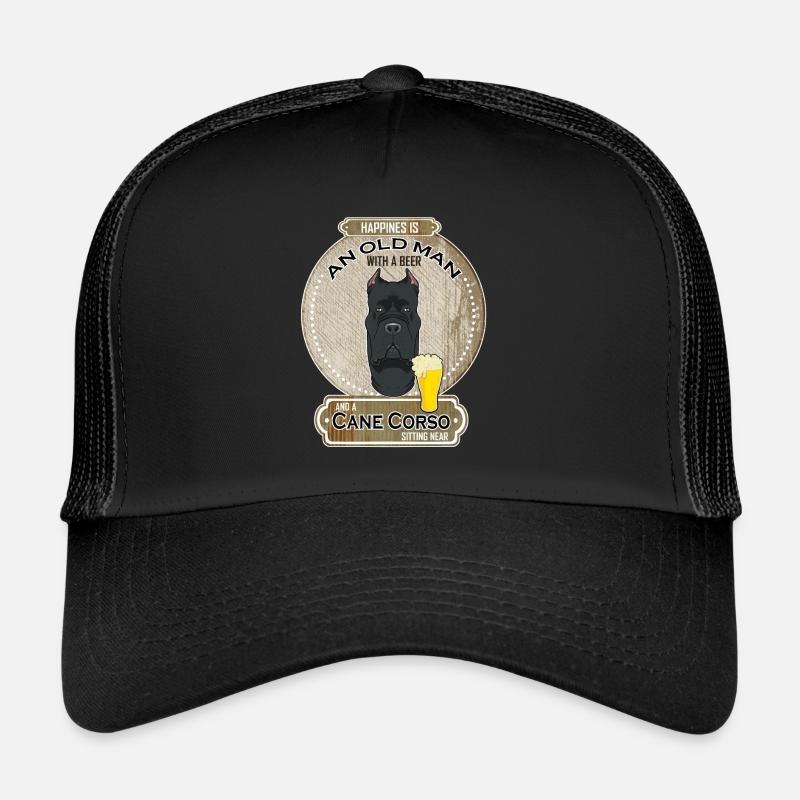 Cane Corso Papa Amateur de bière Casquette trucker 