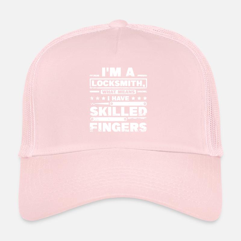 Serrurier à doigts qualifié Casquette trucker 