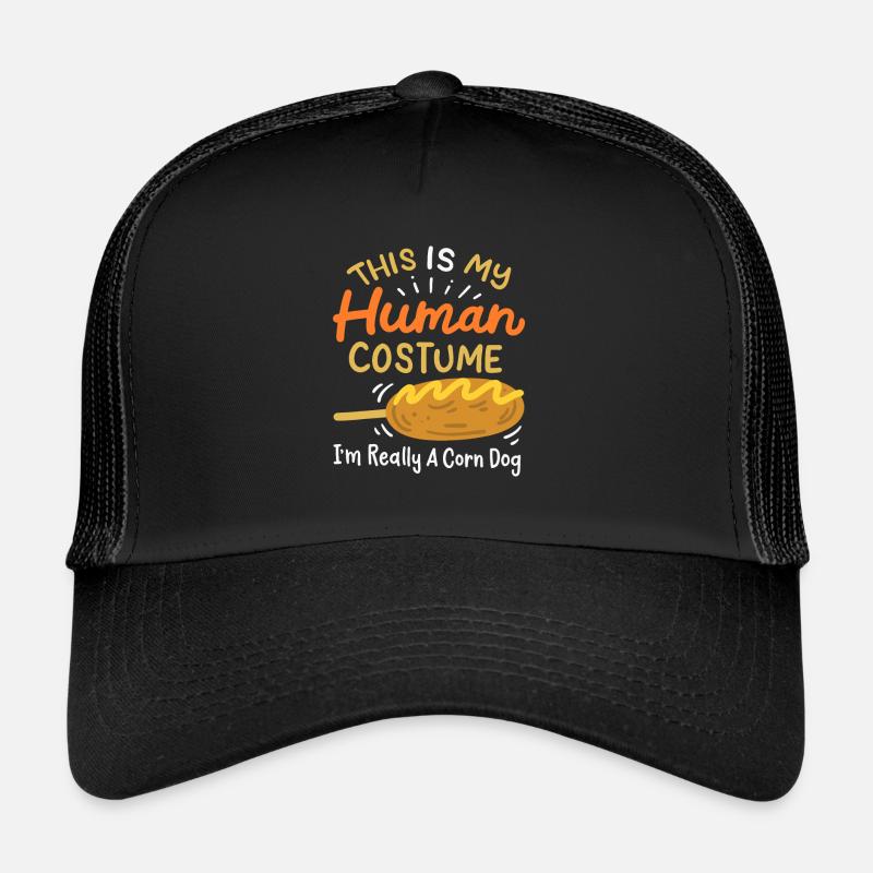 Human Costume Corn Dog Trucker Cap