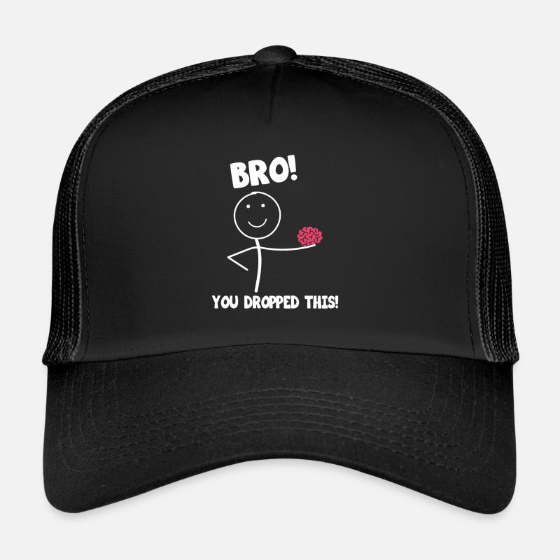 Cerveau de figure de bâton perdu Casquette trucker 