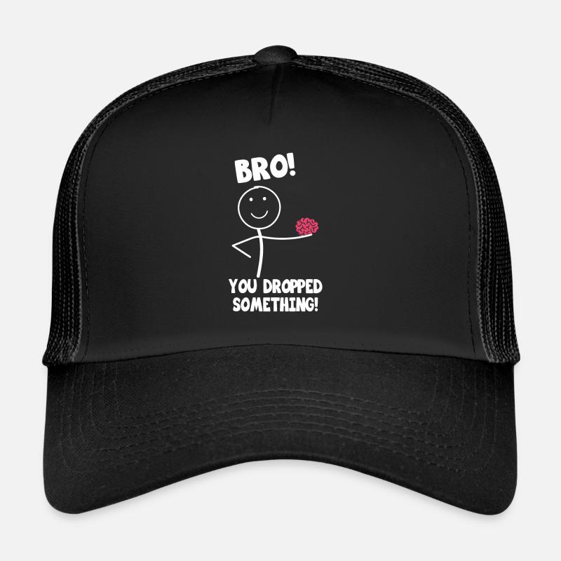 Strichmännchen Gehirn Trucker Cap