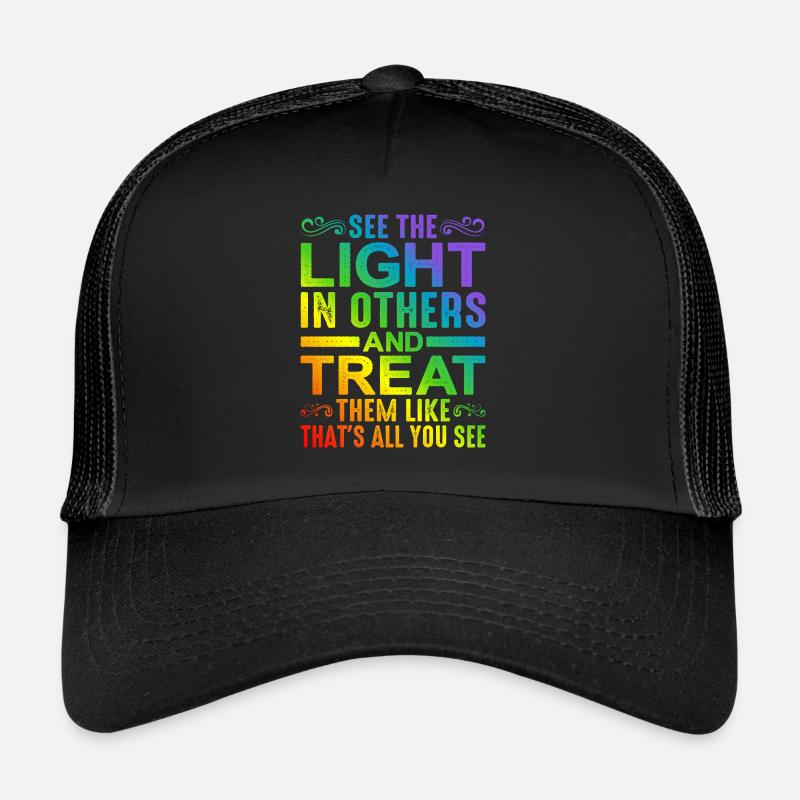 Voir la lumière dans les autres Casquette trucker 