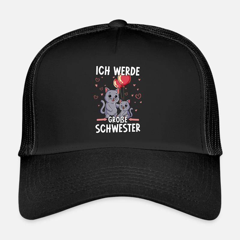 Ich Werde Große Schwester Trucker Cap