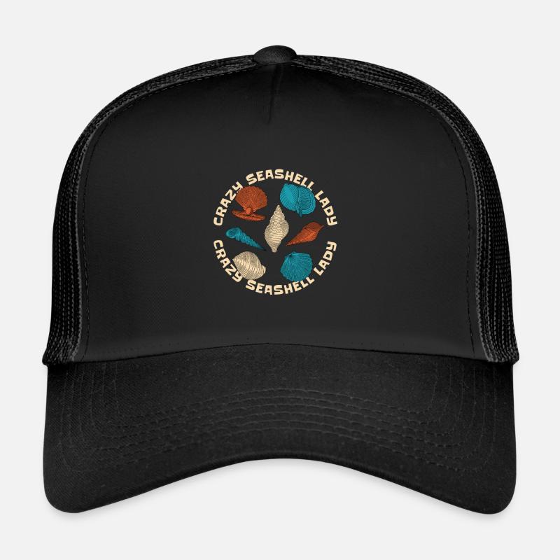 seashells shell collector shell collecting Gift Trucker Cap