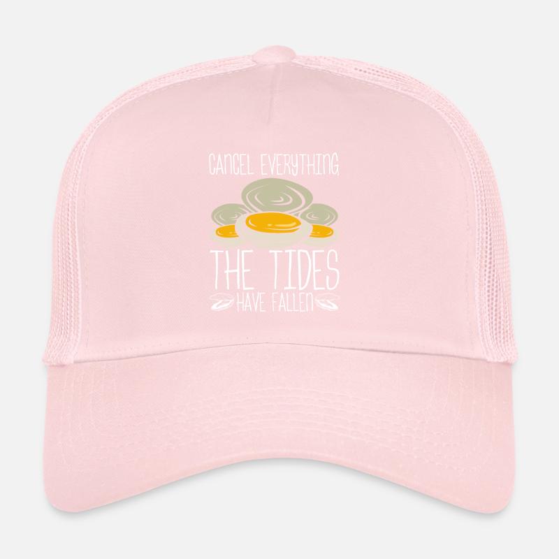Clam Clam Digger les marées sont tombées Clamming Casquette trucker 