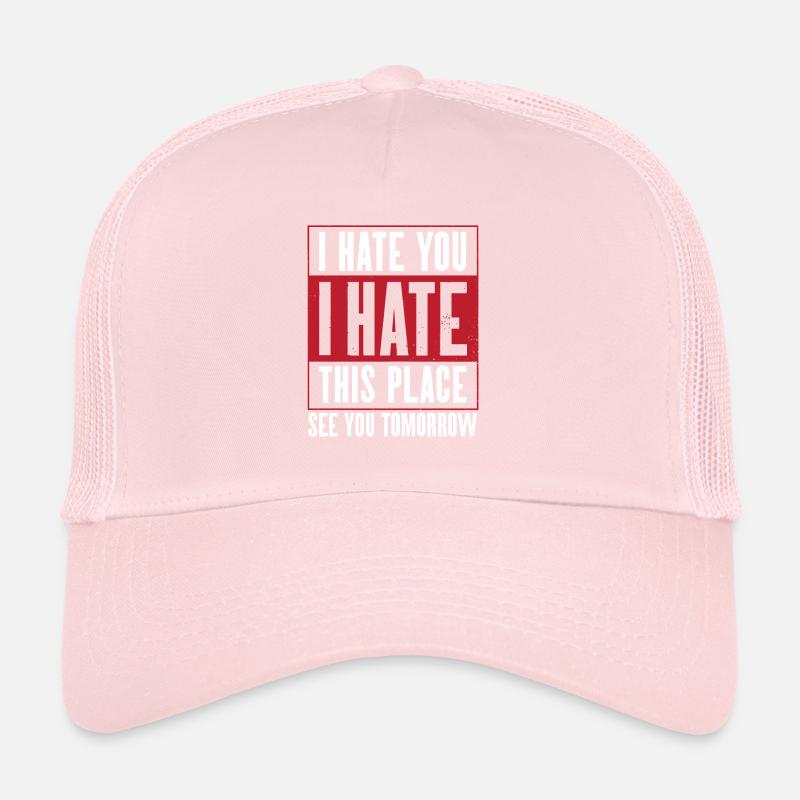 Gym I hate gym saying Trucker Cap