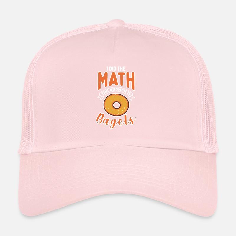 Mathe Bagel Nerd Bagels Mathelehrer Trucker Cap