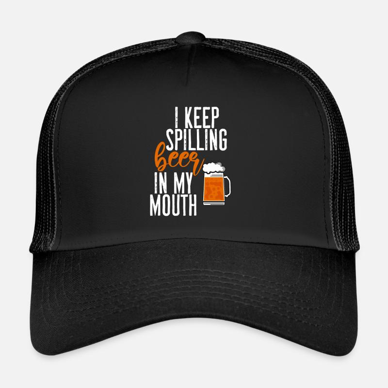 Je continue à renverser de la bière dans ma bouche 2 Casquette trucker 