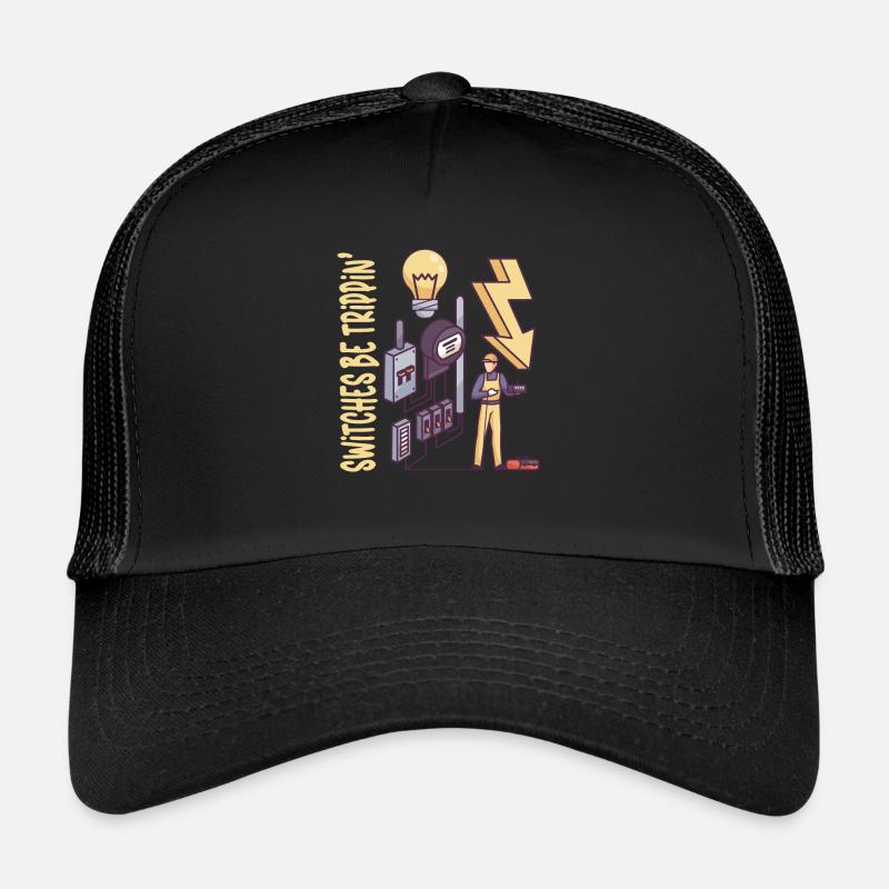 Electrician Electrical Engineer Lineman Electrical Trucker Cap