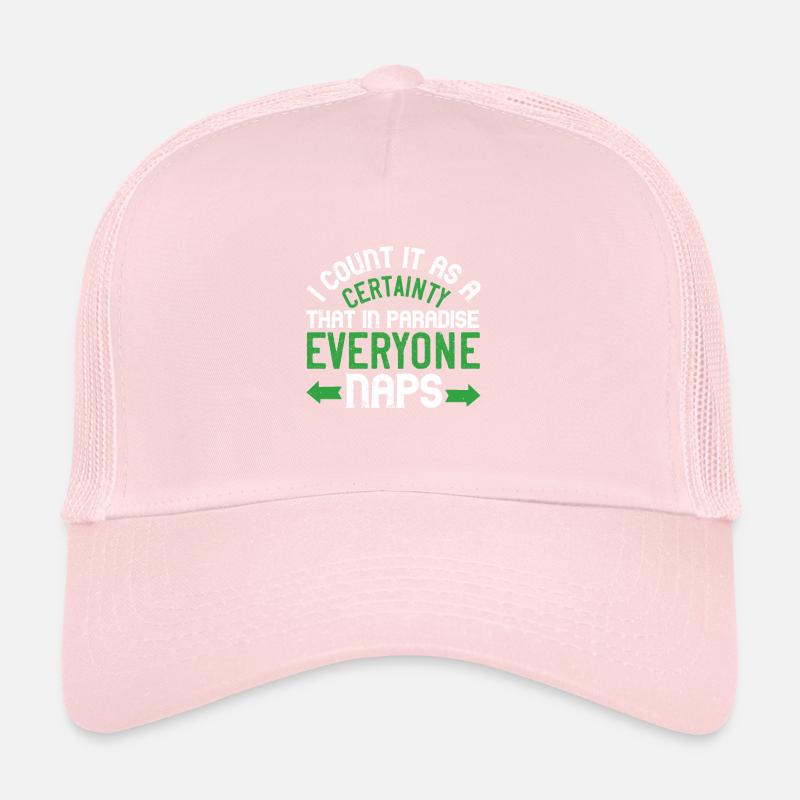 Je considère comme une certitude qu’au paradis, Casquette trucker 