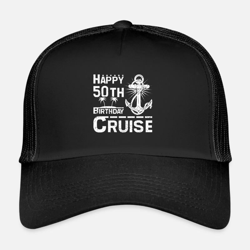 Bonne croisière 50e anniversaire Casquette trucker 