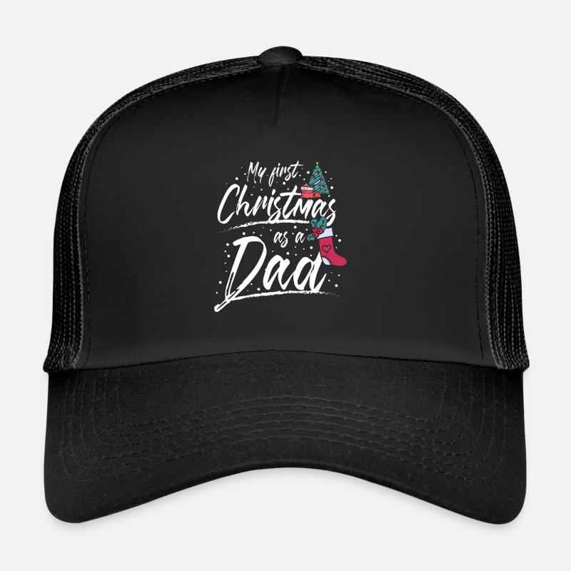 First christmas as a dad Trucker Cap