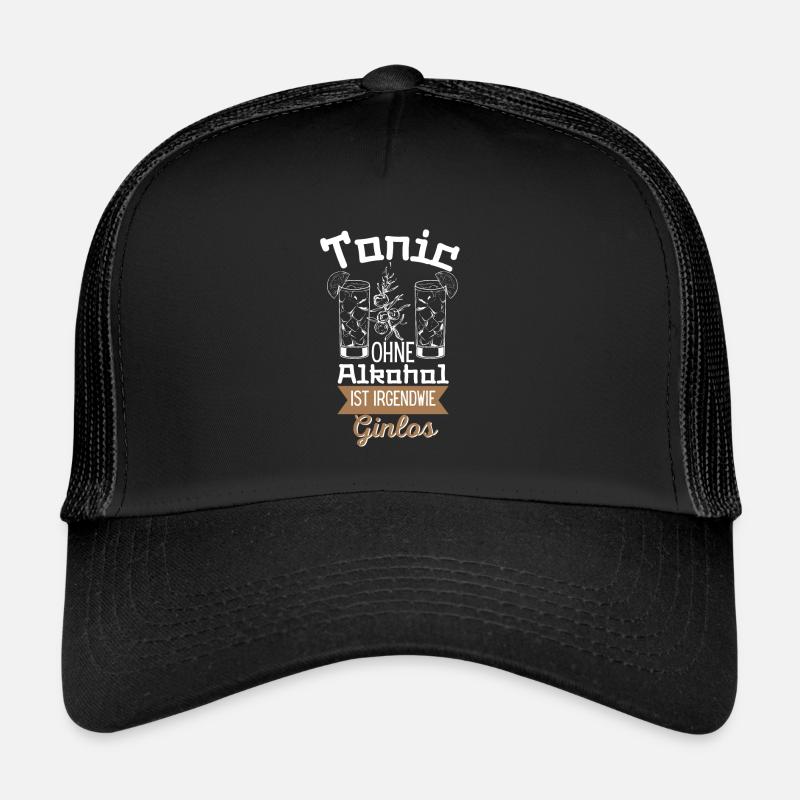 Tonic Sans alcool est en quelque sorte Ginlos Gin Casquette trucker 