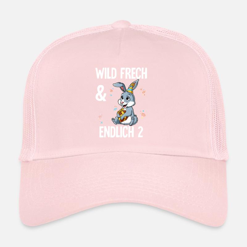 2. Geburtstag Hase Wild Frech Und Endlich 2 Jahre Trucker Cap