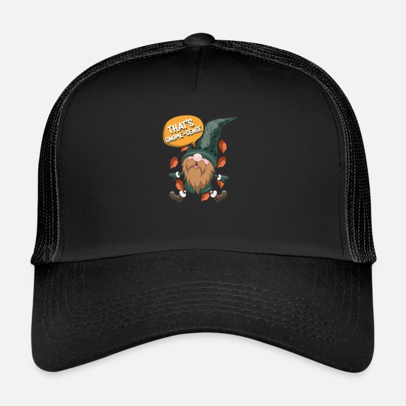 Gartenzwerge Gnome Lover Funny Gnome Gardening - Trucker Cap - Schwarz/Schwarz