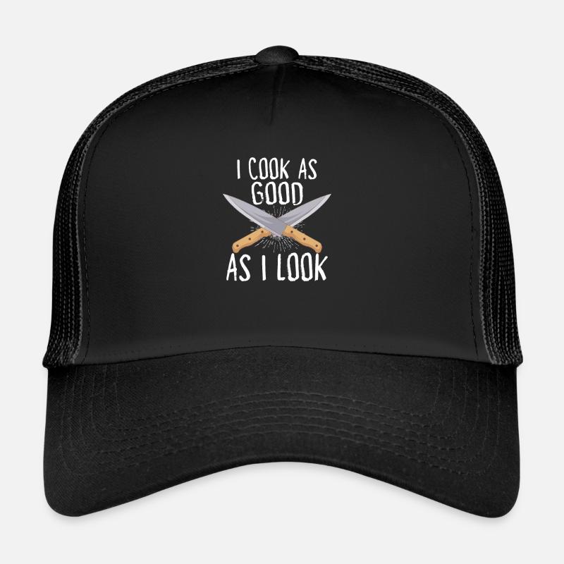 Chef Cook Kitchen Restaurant Knives Cookout Trucker Cap