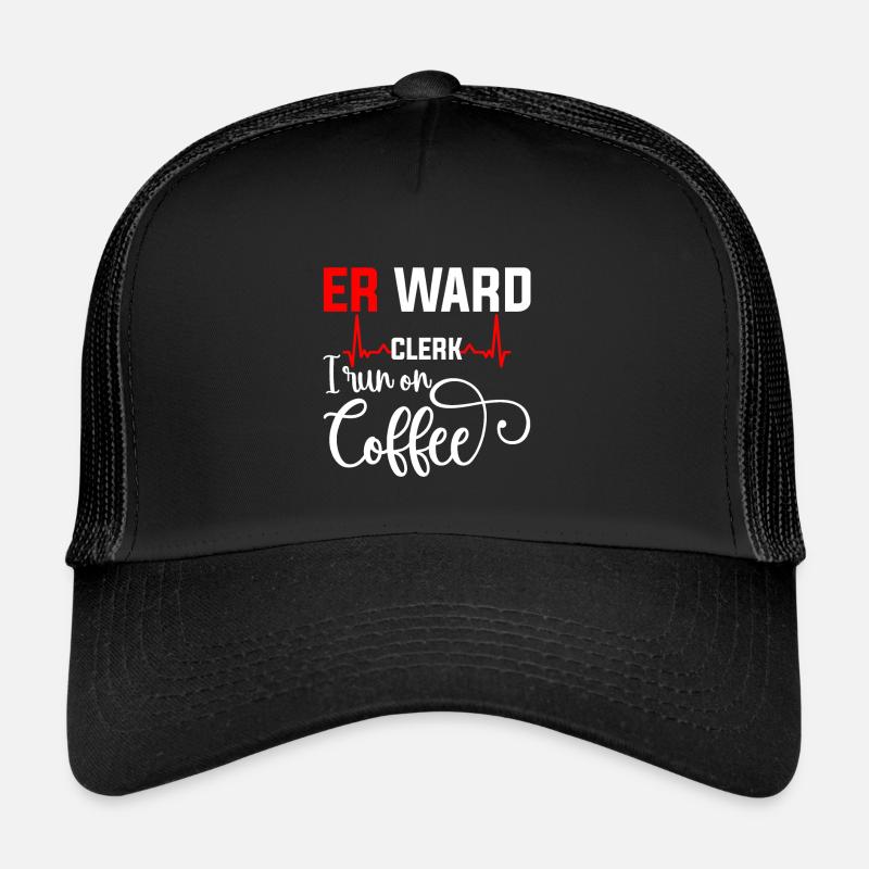 Er commis de quartier je cours sur le café 4 Casquette trucker 