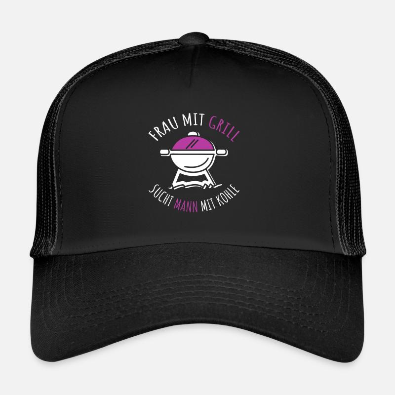 Frau Mit Grill Sucht Mann Mit Kohle Single Grillen Trucker Cap
