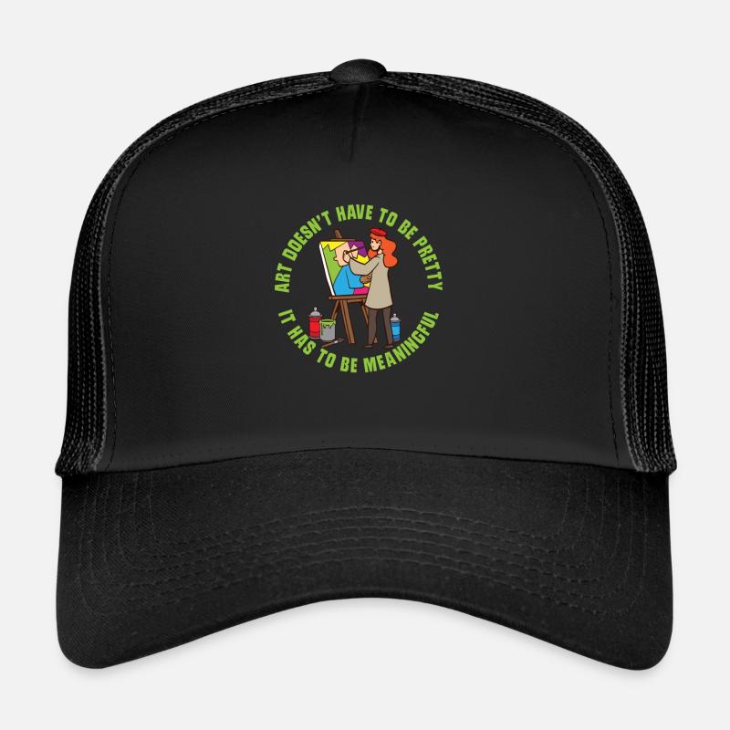 Künstler Malerei Maler Kunstfarbe Kunstlehrer Trucker Cap